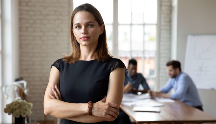 Woman in Business Meeting